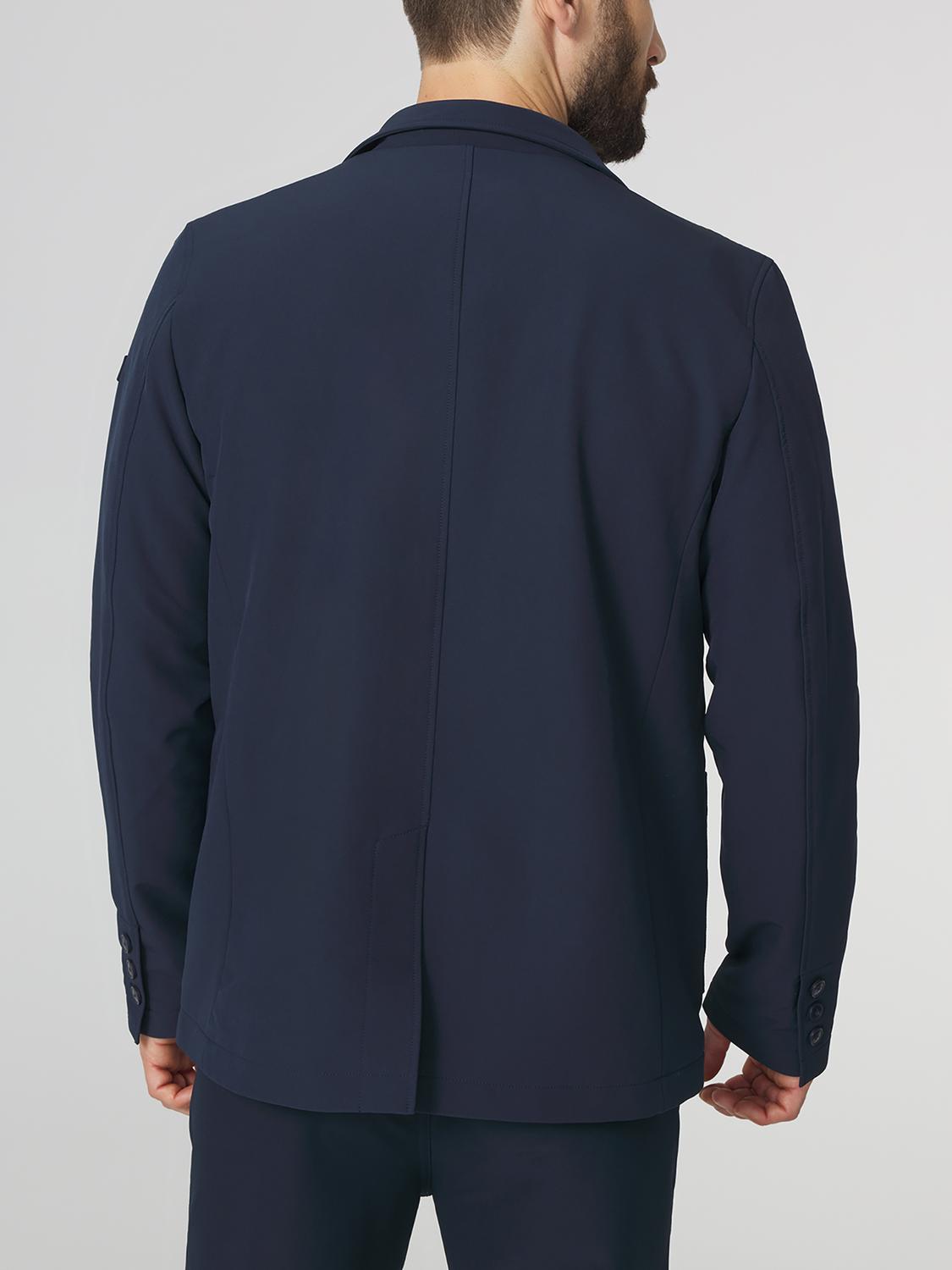 Veste Homme Zippée et Boutonnée Marine FLEEXVES