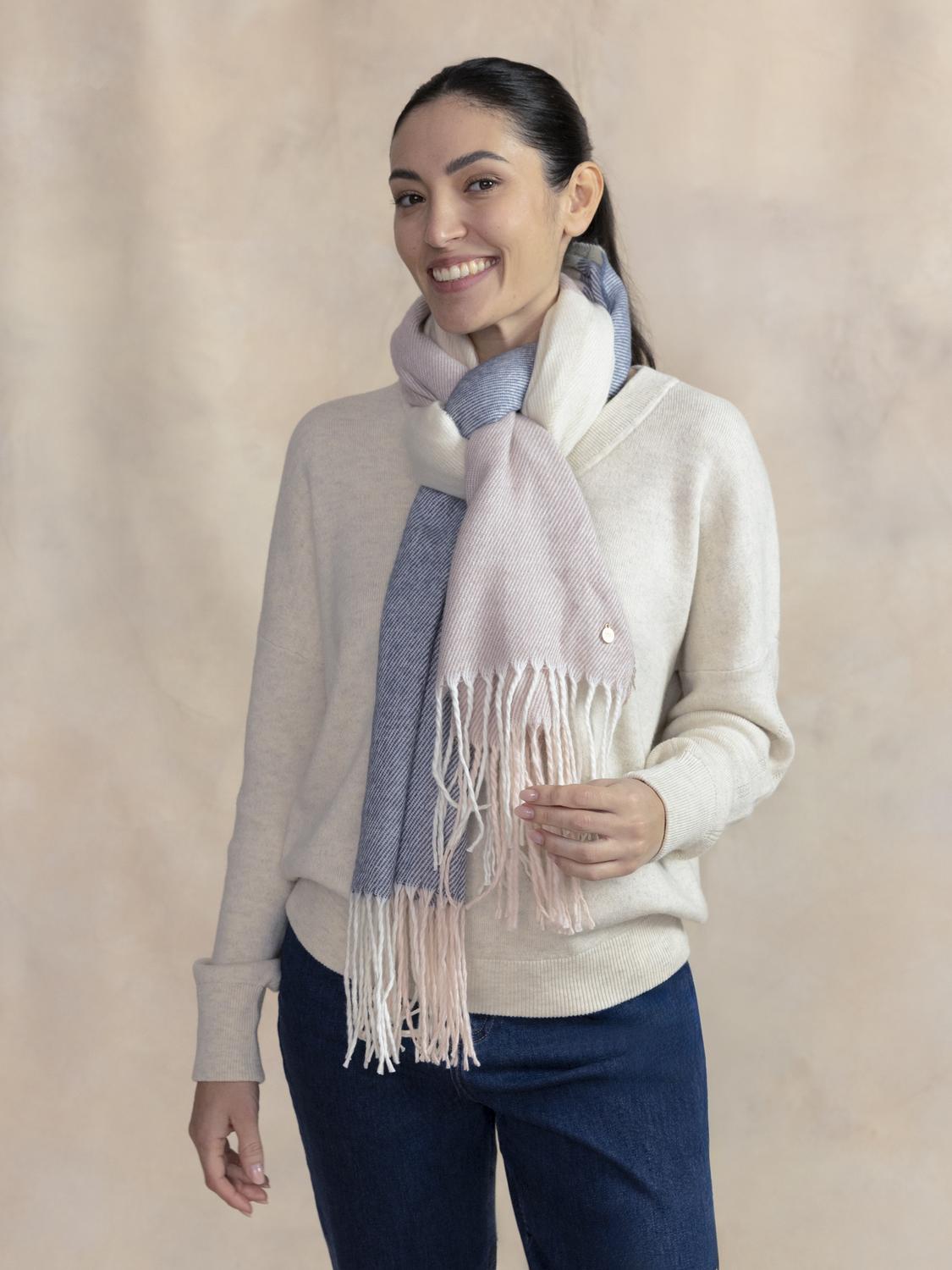 Echarpe Femme Textile Camaieu Coquillage BIGERCHA