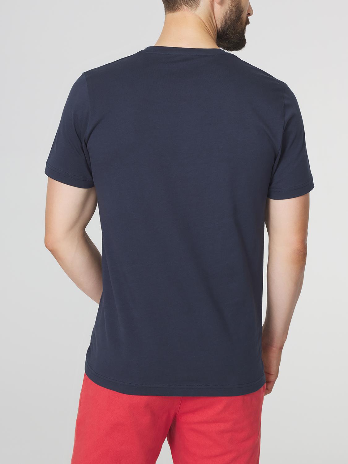 T-shirt Homme Manches Courtes Imprimés Marine ALBERTEE