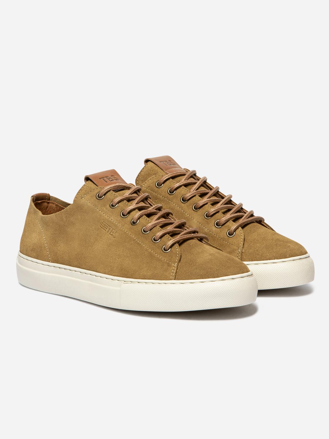 Men's leather sneakers Tobacco ALBERIC