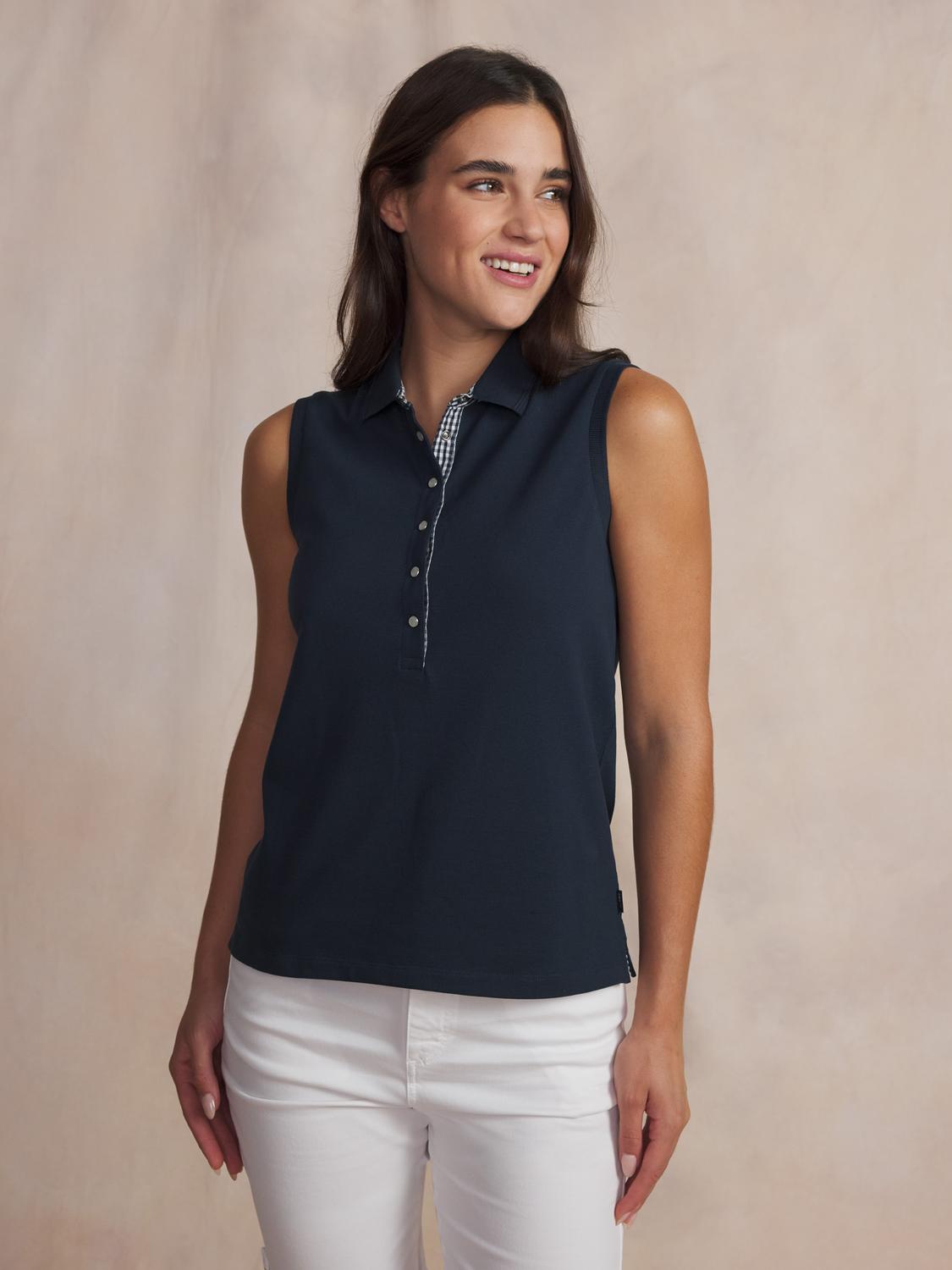 Polo femme navy LIZZISAN