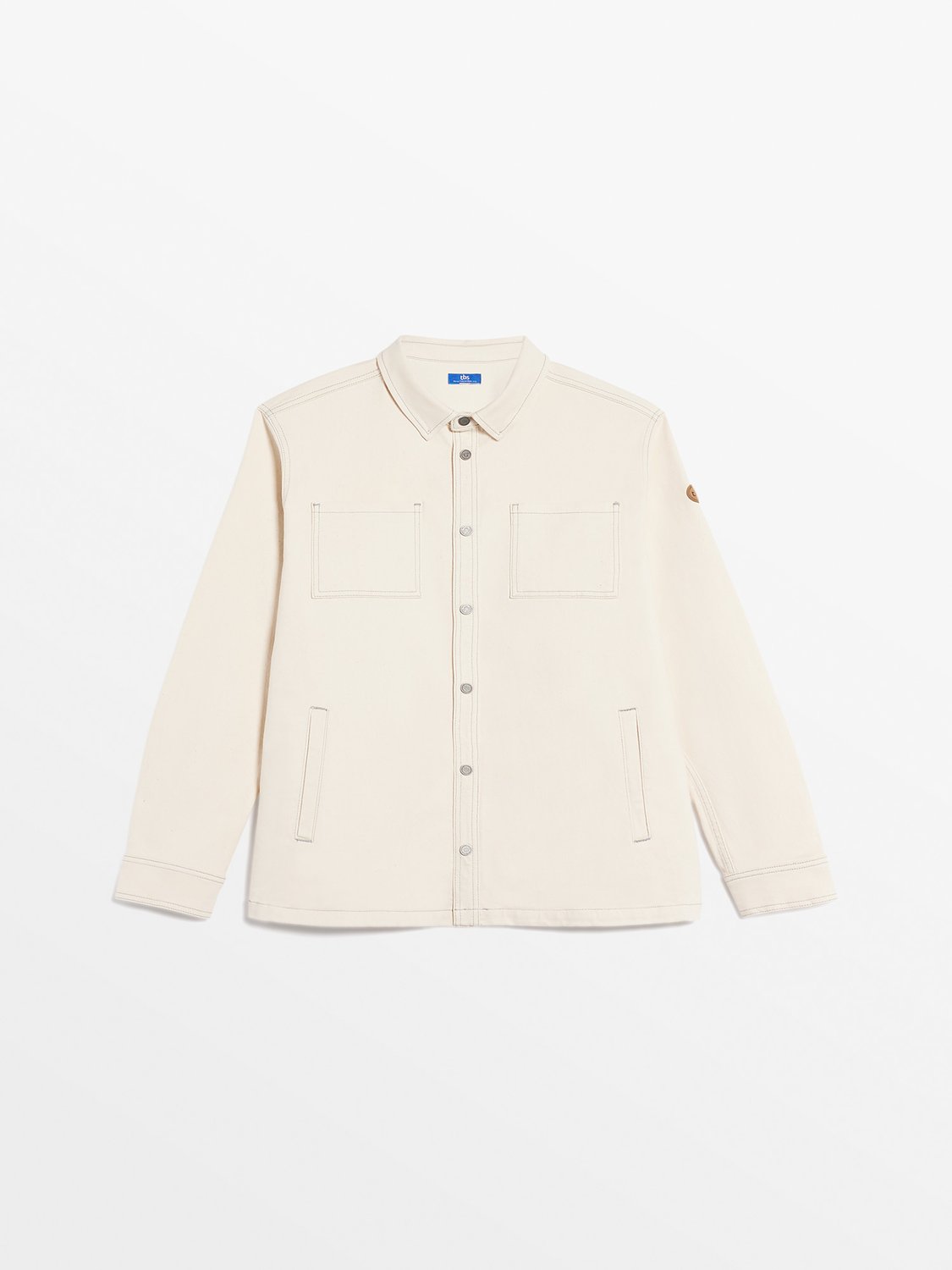 Surchemise Homme Coton Recyclé Gris