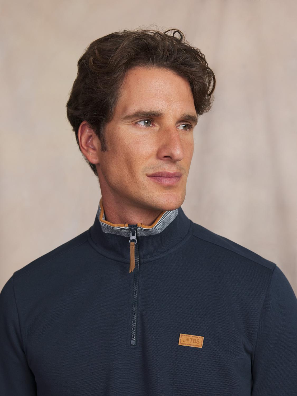 Sweat homme navy LEANNCAM