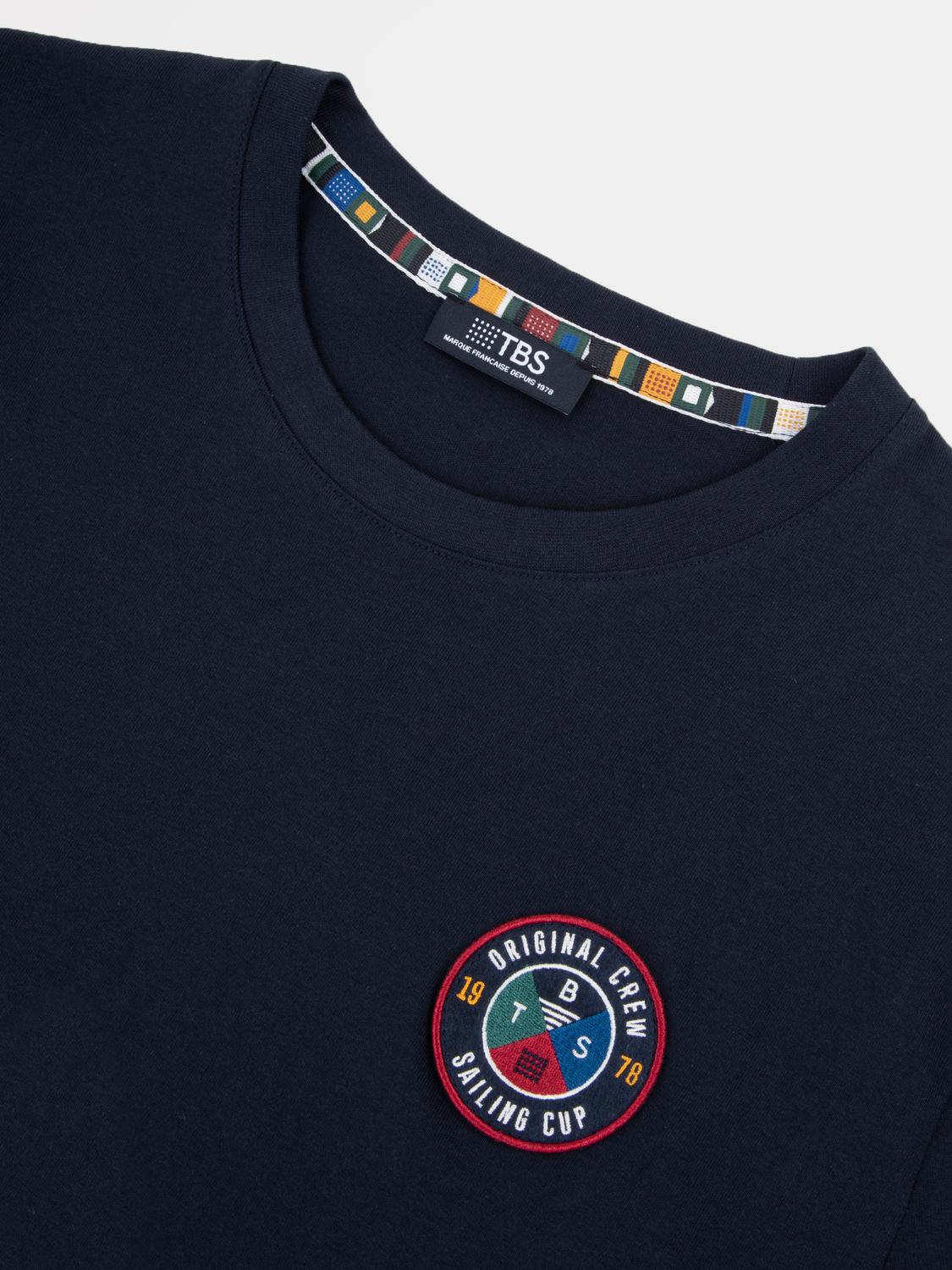T-Shirt Manches courtes Marine Manches Courtes Bleu IZZARTEE T-Shirt Manches courtes Marine Manches Courtes Bleu IZZARTEE