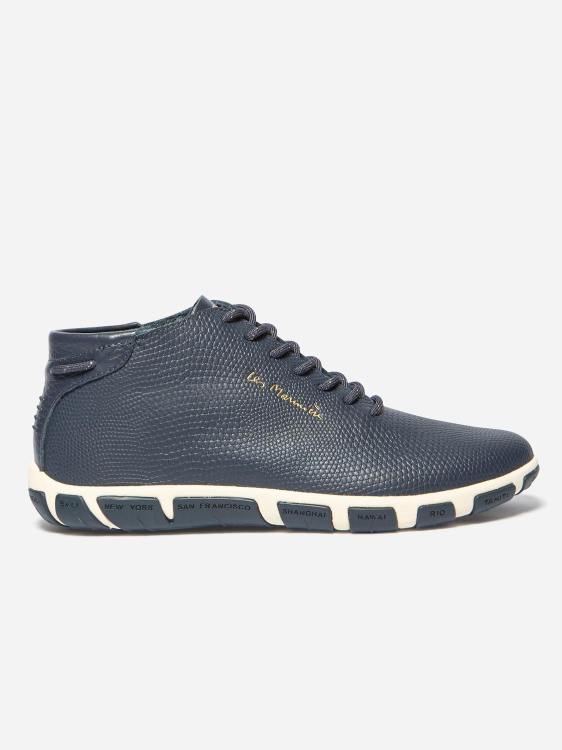 Tennis Montantes Femme Confort Bleu JUHAYNA