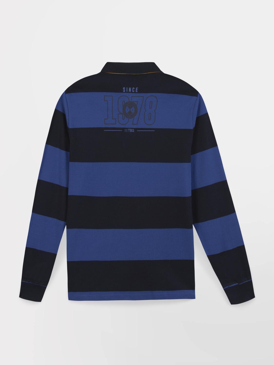 Polo Crepuscule Manches Longues Bleu MATIOPOL Polo Crepuscule Manches Longues Bleu MATIOPOL