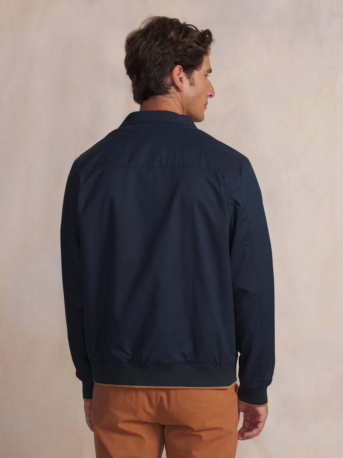 Blouson d'été homme bleu BAZYMBLO