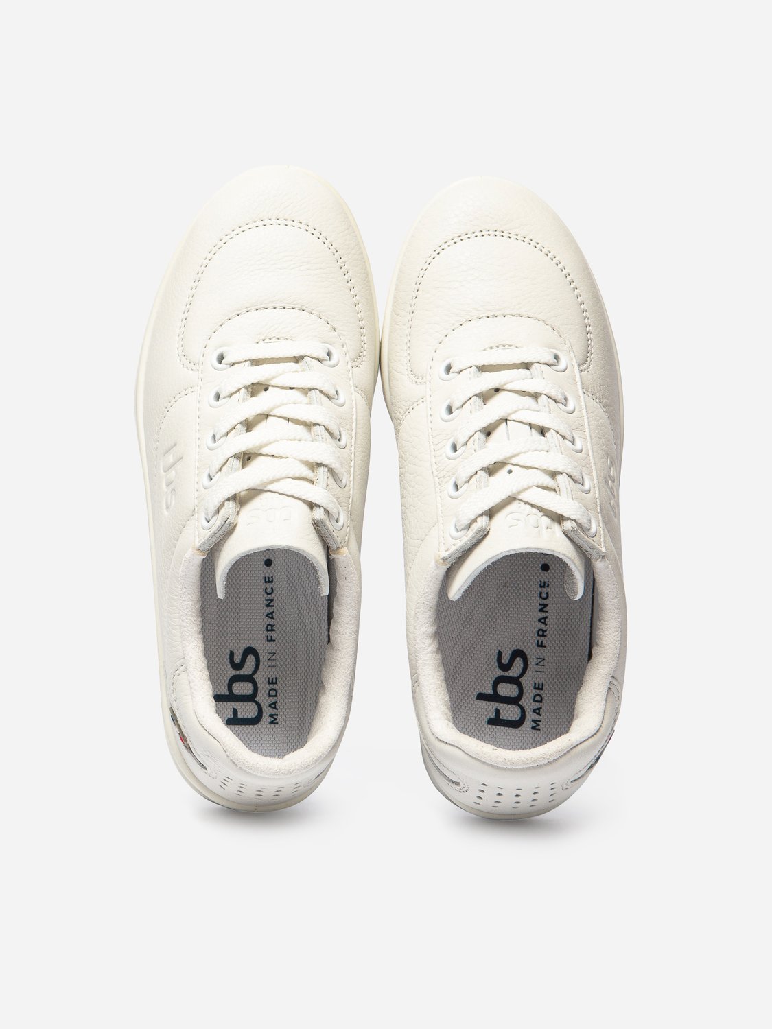 Baskets Femme Fabriquées en France Cuir Blanc Baskets Femme Fabriquées en France Cuir Blanc