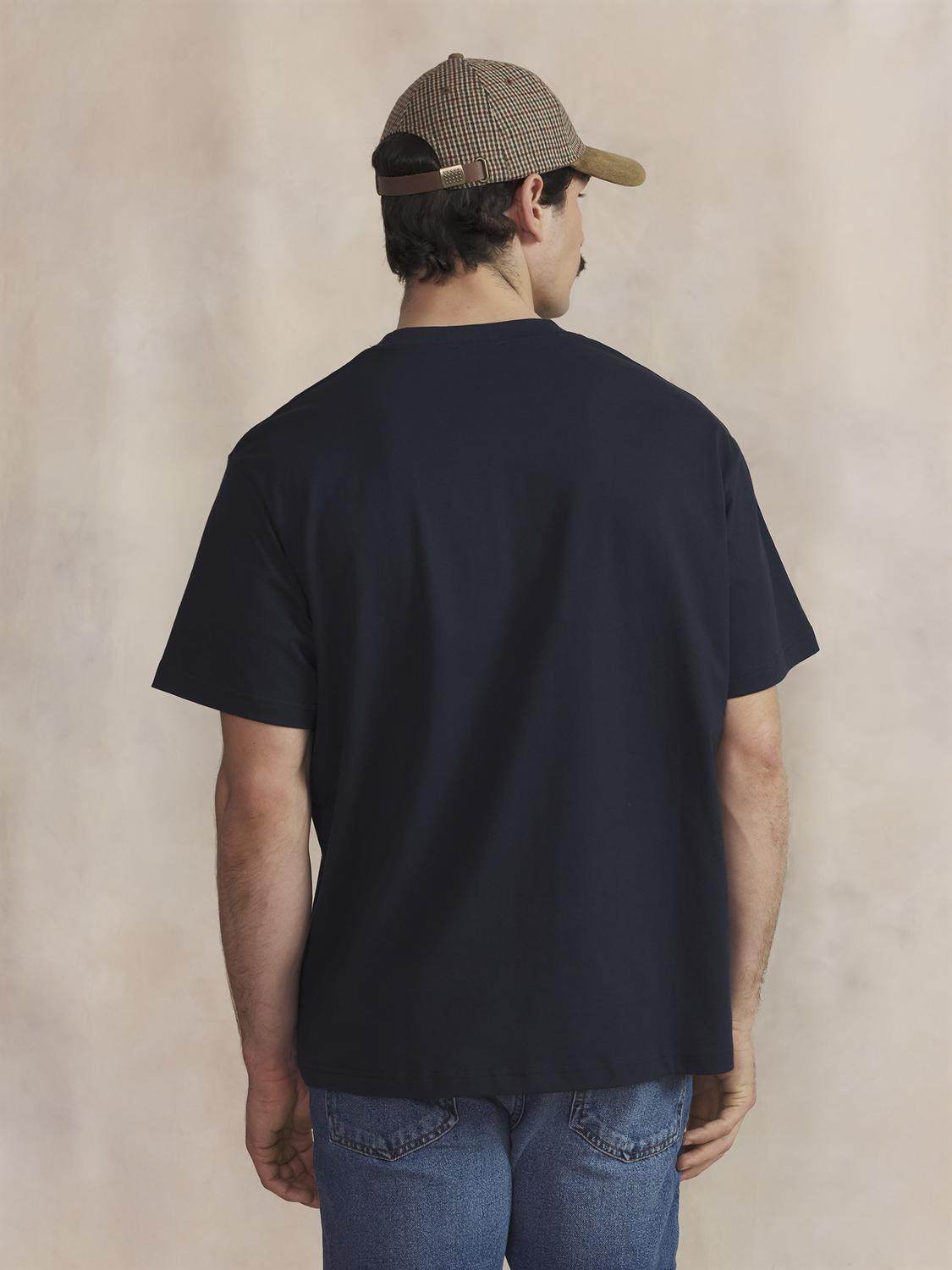 Tee Maille Homme Marine OMARUTEE