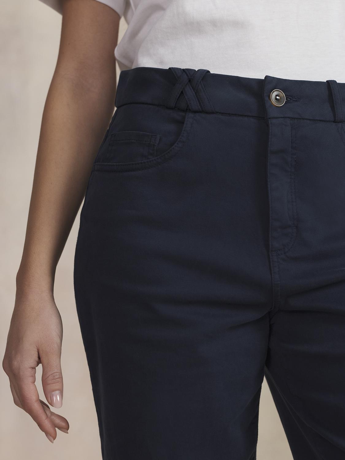 Pantalon Femme Gabardine Navy SINTAPAN