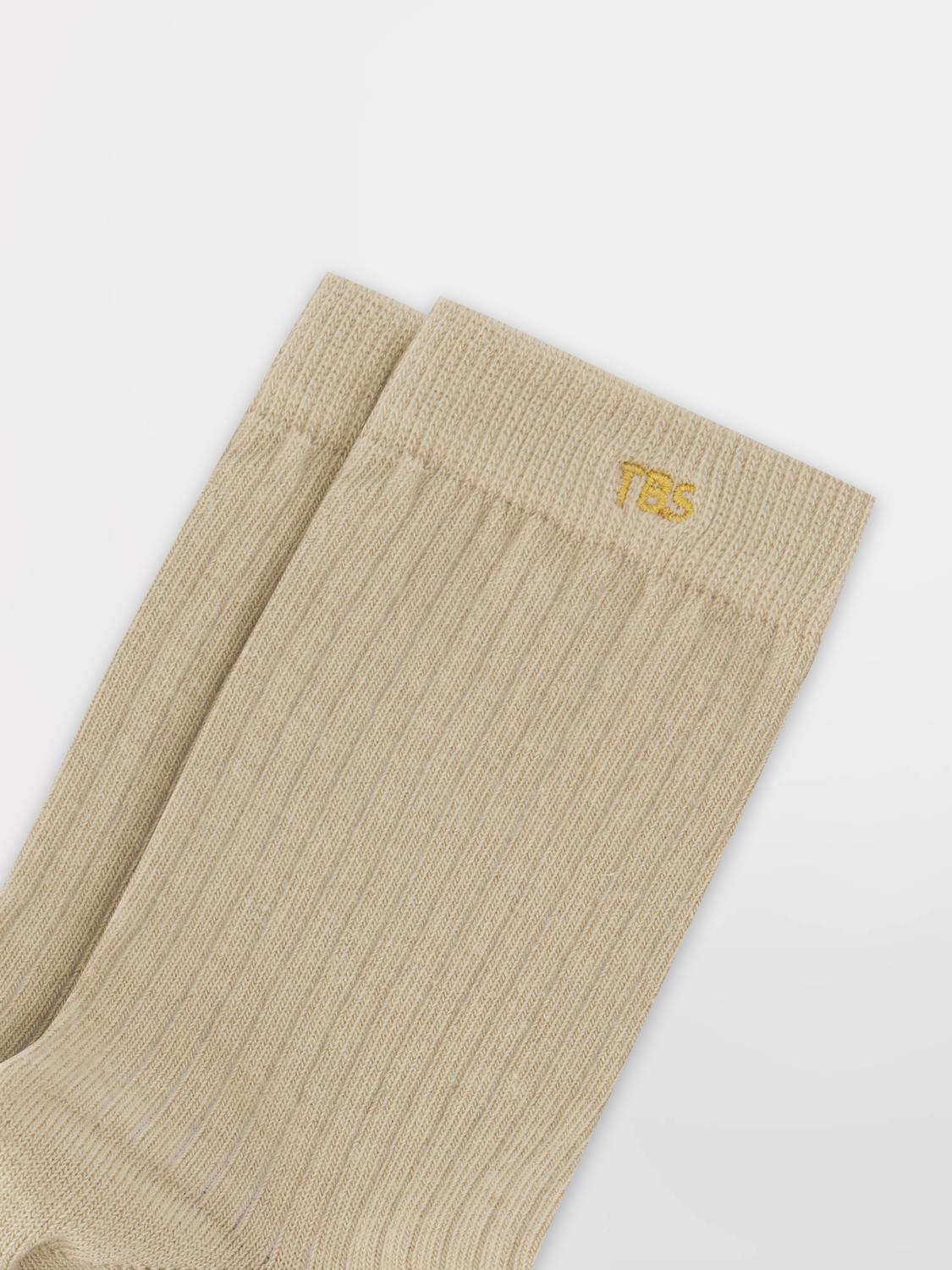 Chaussette Femme Textile Beige et Dore BILLYSOC