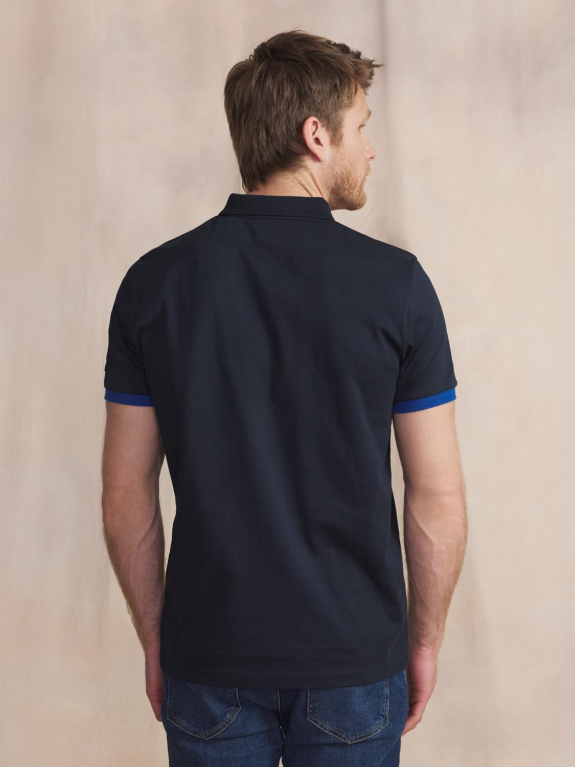 Polo Manches Courtes Bleu VALDEPOL Polo Manches Courtes Bleu VALDEPOL