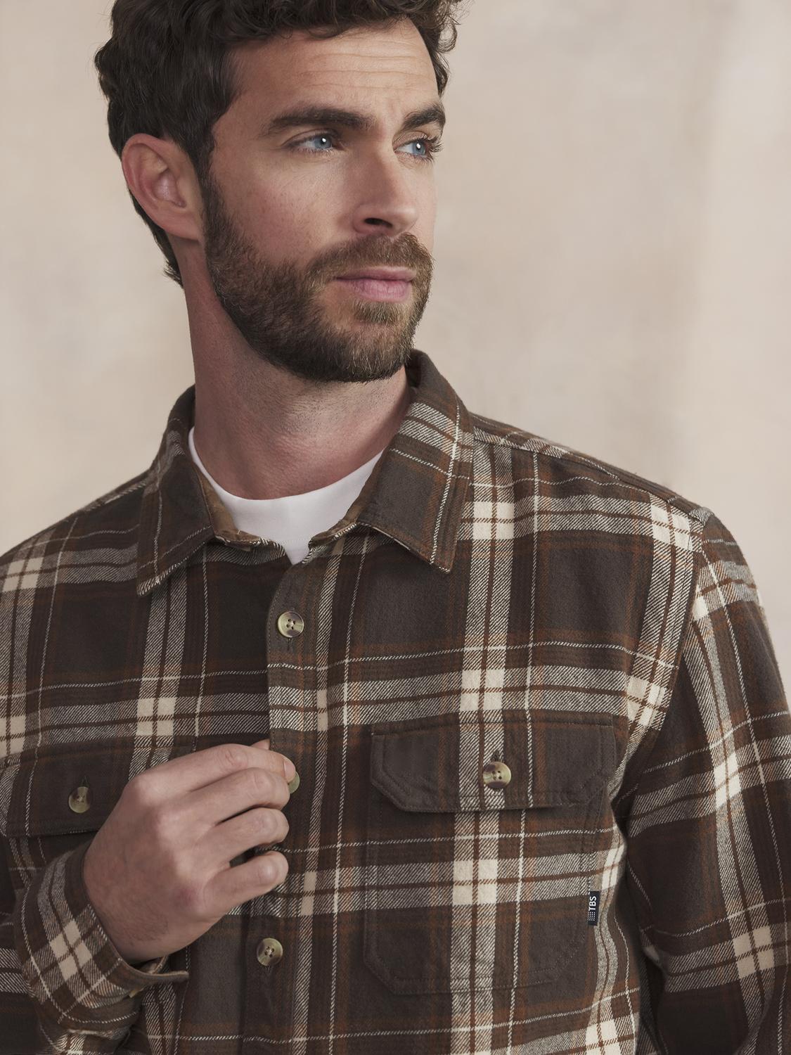 Chemise Homme Coton Bois GAREKSUR