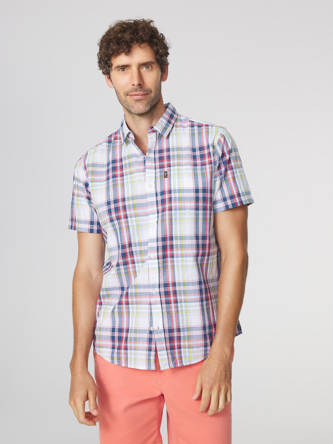 Chemise Homme à Carreaux Manches Courtes WILLYCHA Chemise Homme à Carreaux Manches Courtes WILLYCHA