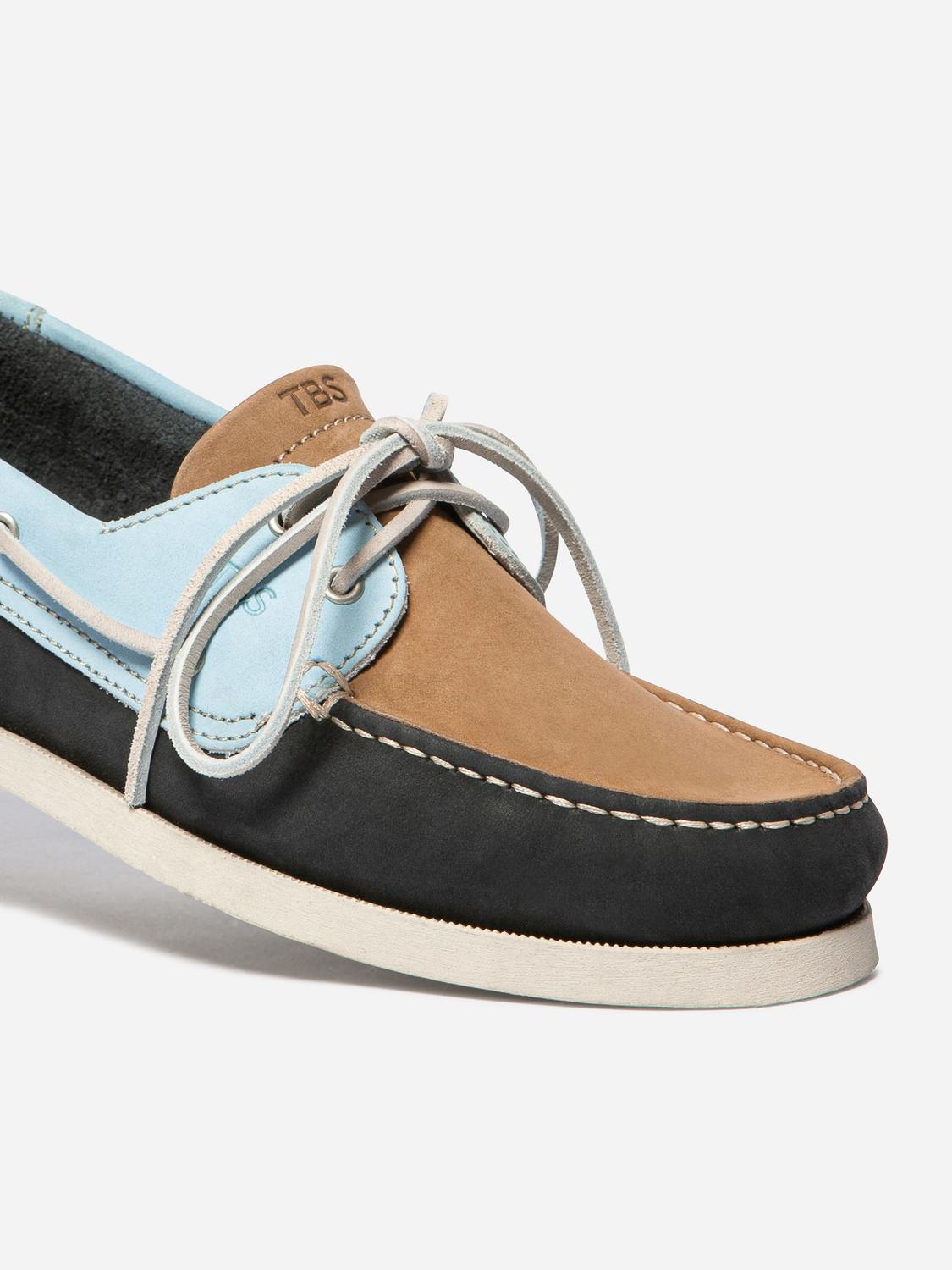 Chaussures bateau homme navy et oxygene PHENIS