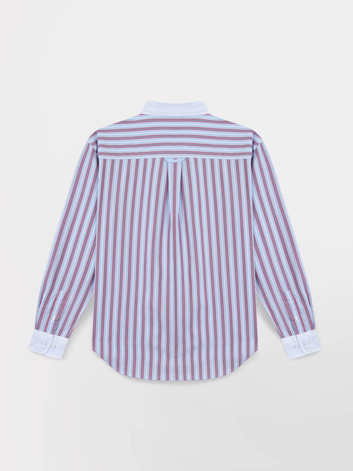 Chemise Chambray Manches Longues Bleu EMMIECHE Chemise Chambray Manches Longues Bleu EMMIECHE