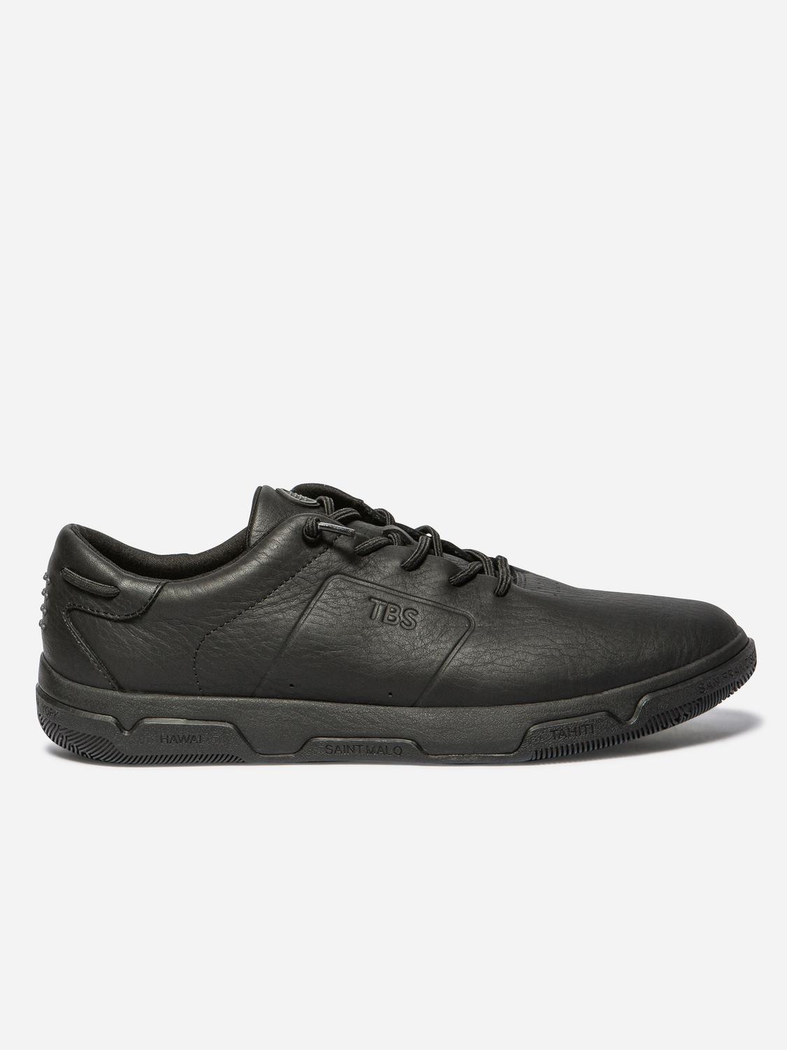 Tennis Homme cuir Noir GELAZZY
