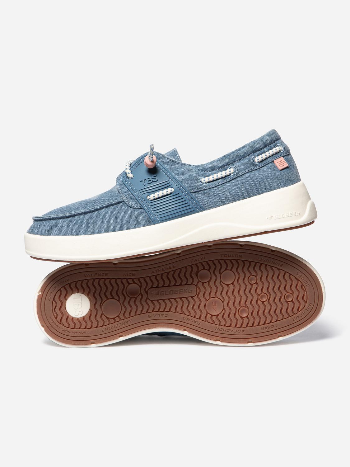 Women's boat shoes Blue Denim GEOFLOT