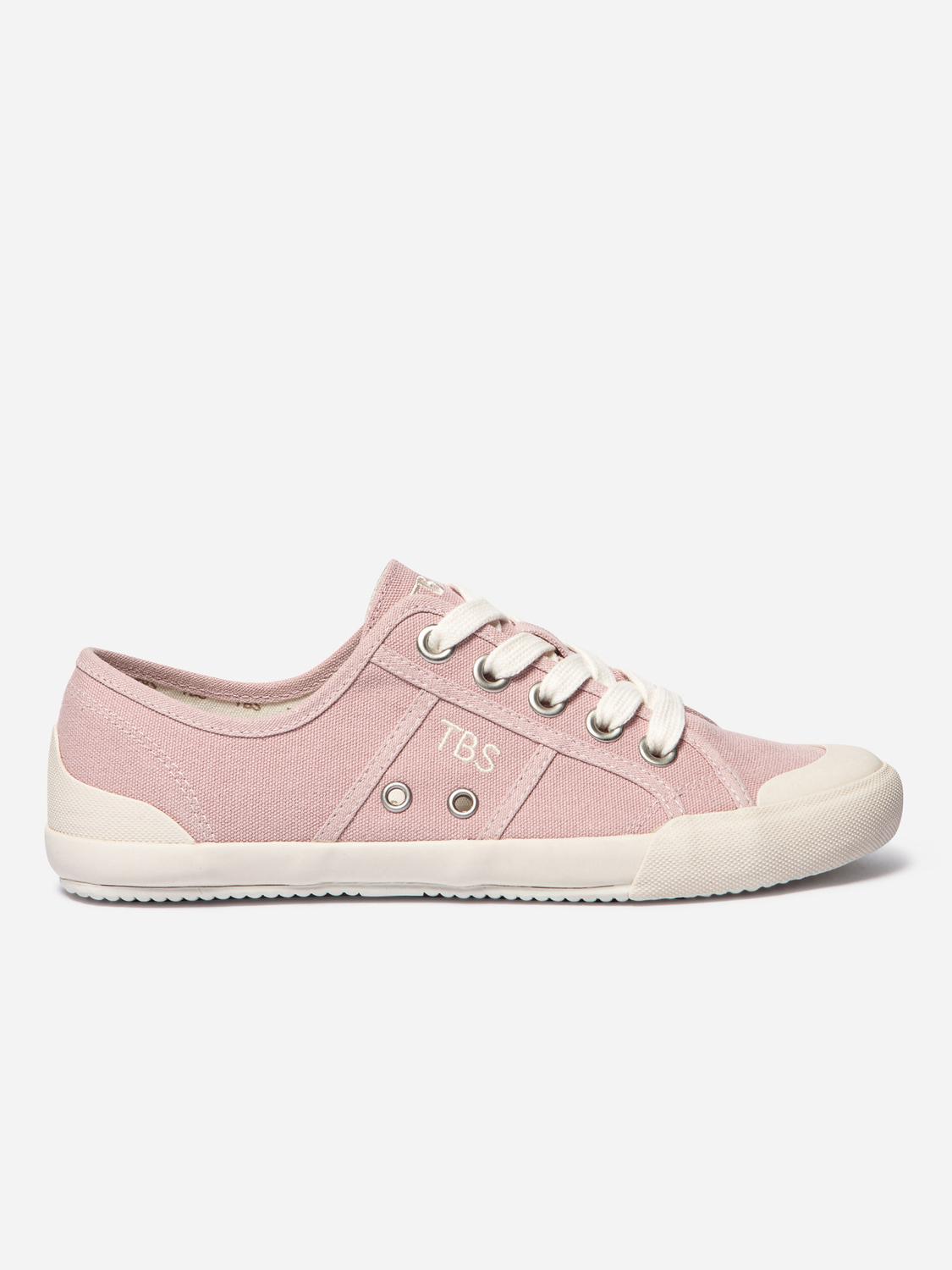 Tennis en toile femme rosee OPIACE