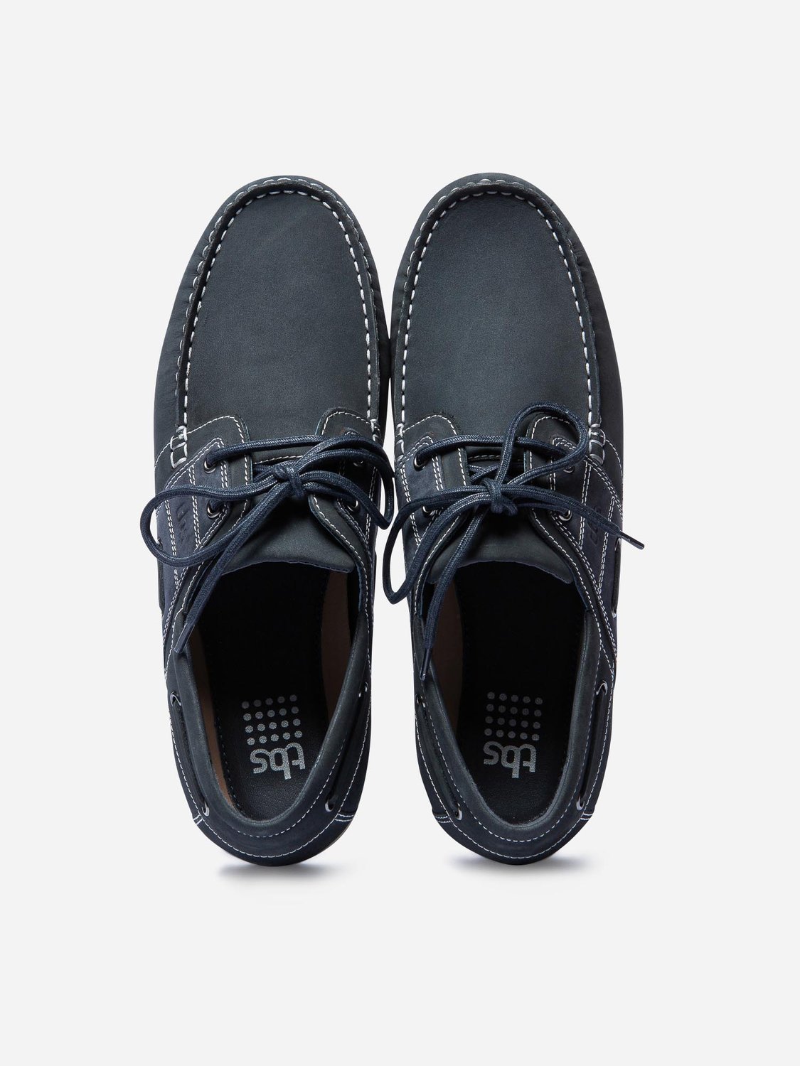 Chaussures Bateau Homme Souple Cuir Marine