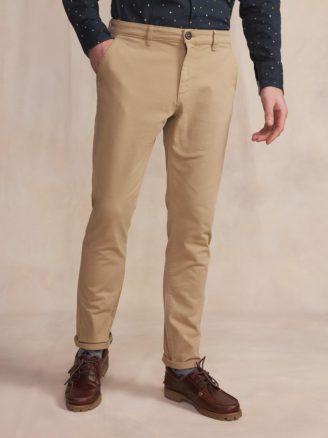 Pantalon Chino Homme Coton Recyclé Marron FILAOFAN Pantalon Chino Homme Coton Recyclé Marron FILAOFAN