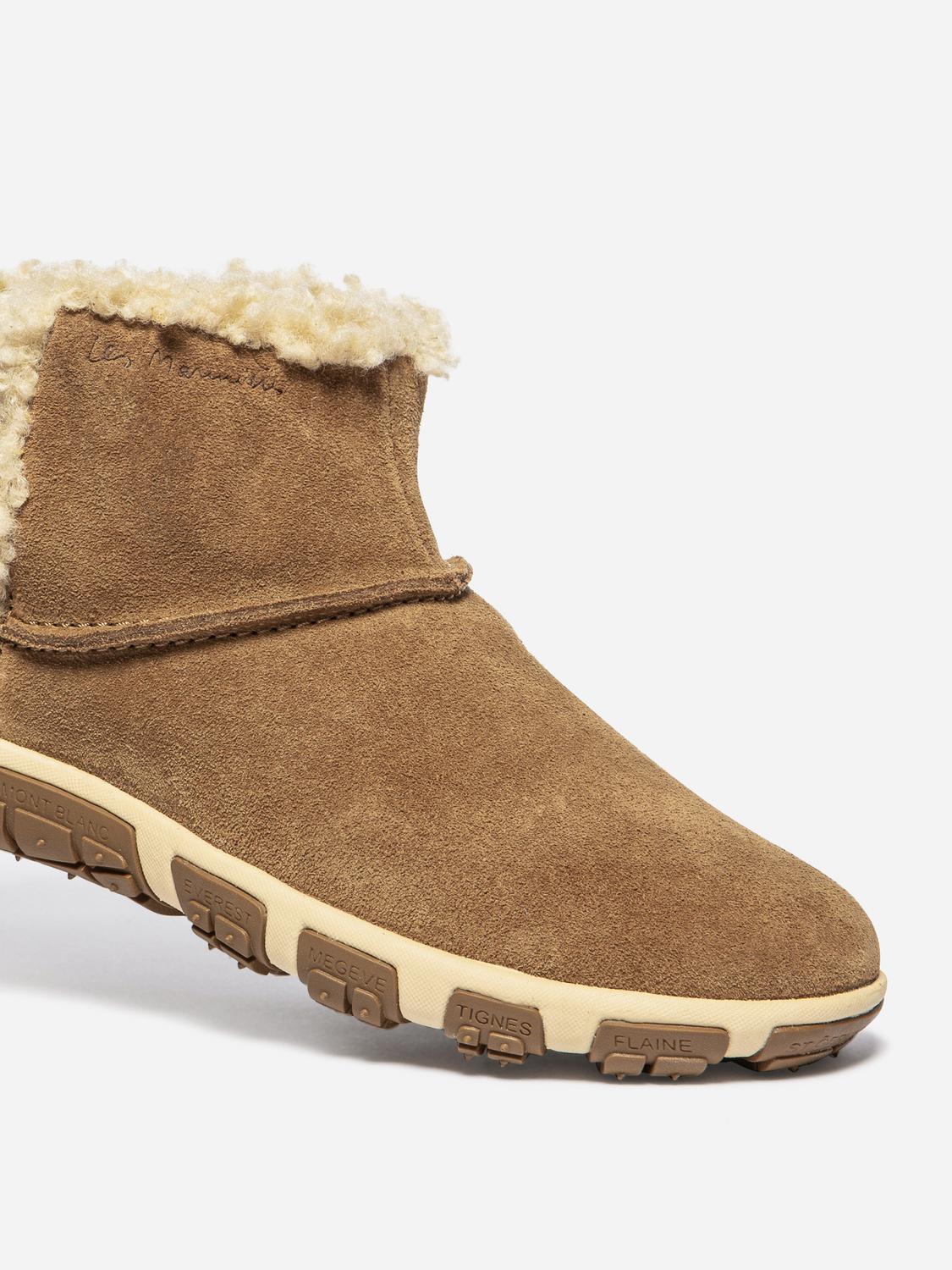 Boots Femme Cuir Havane JENSNOW