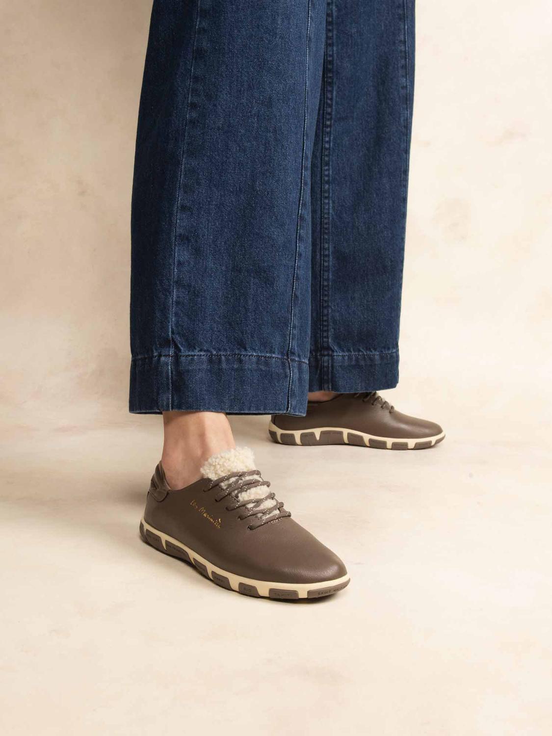 Tennis Femme Textile Taupe JAZAFUR