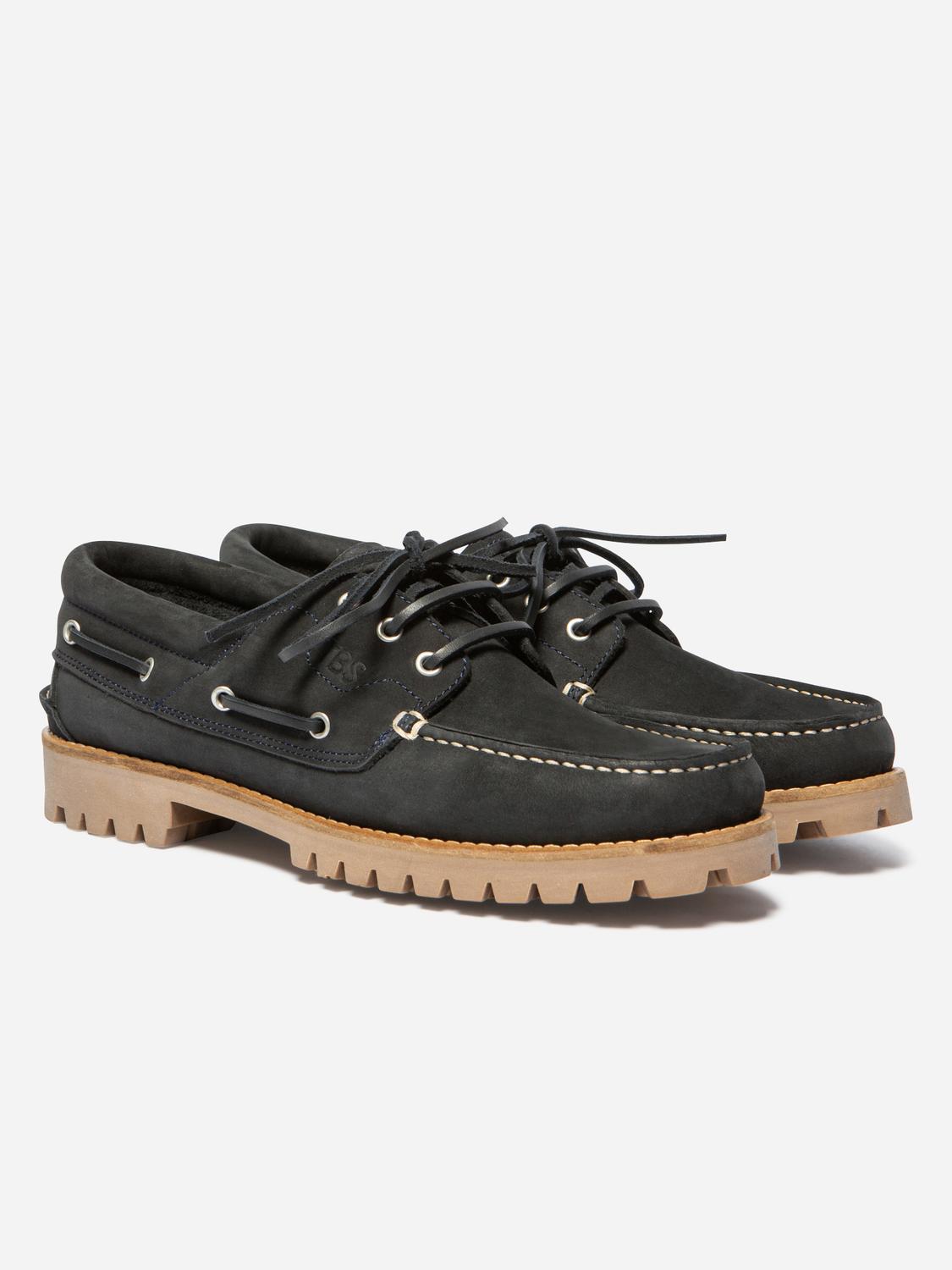 Chaussures Bateau Nubuck Navy RAYNOLD