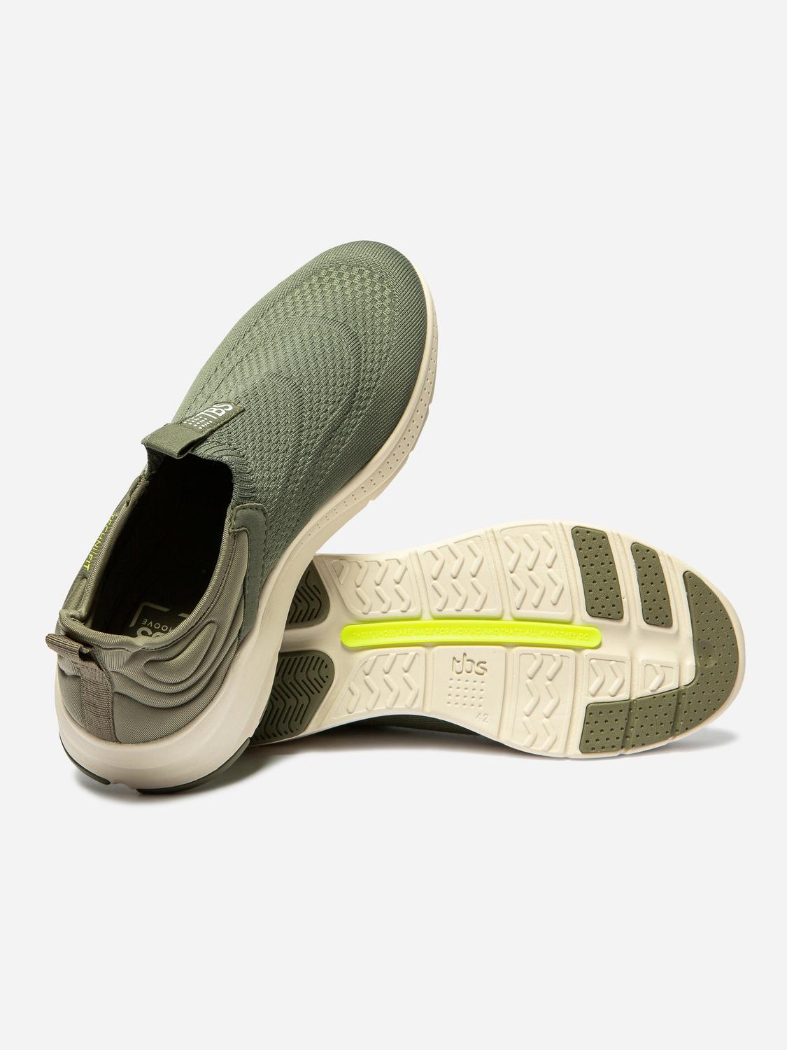 Baskets Homme Confort et Légère Textile Recyclé Vert EASYFIX Baskets Homme Confort et Légère Textile Recyclé Vert EASYFIX