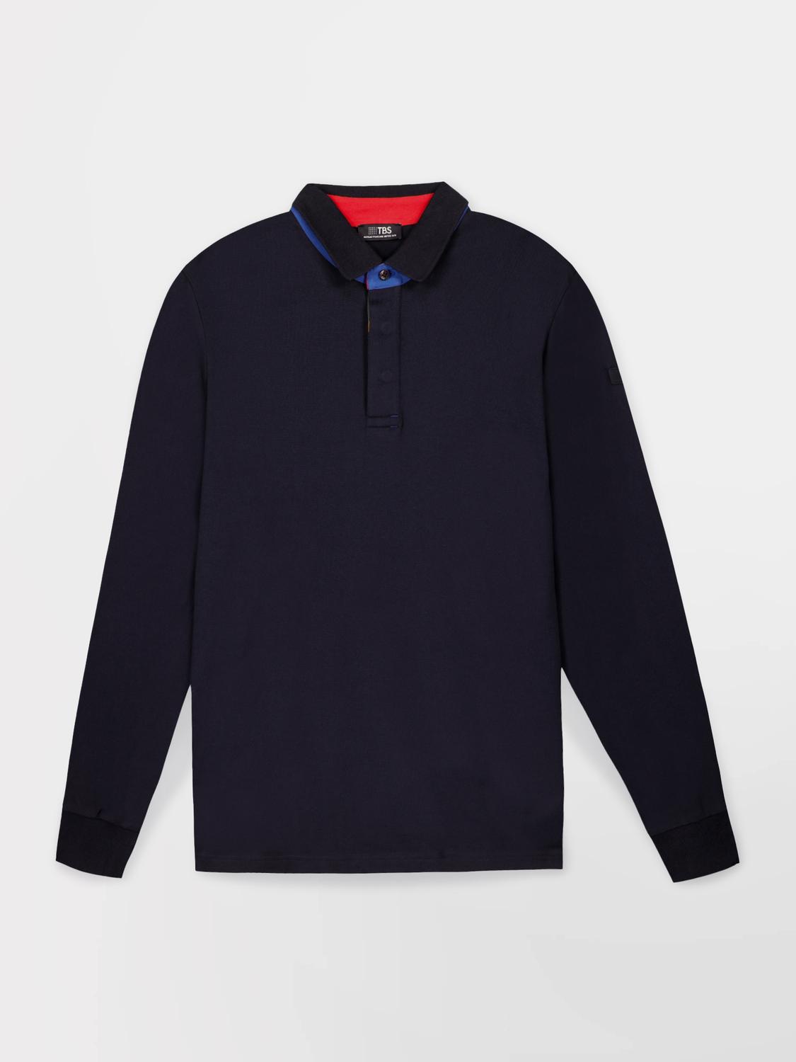 Polo Homme Jersey Coton Epais Bleu JONNAPOL Polo Homme Jersey Coton Epais Bleu JONNAPOL