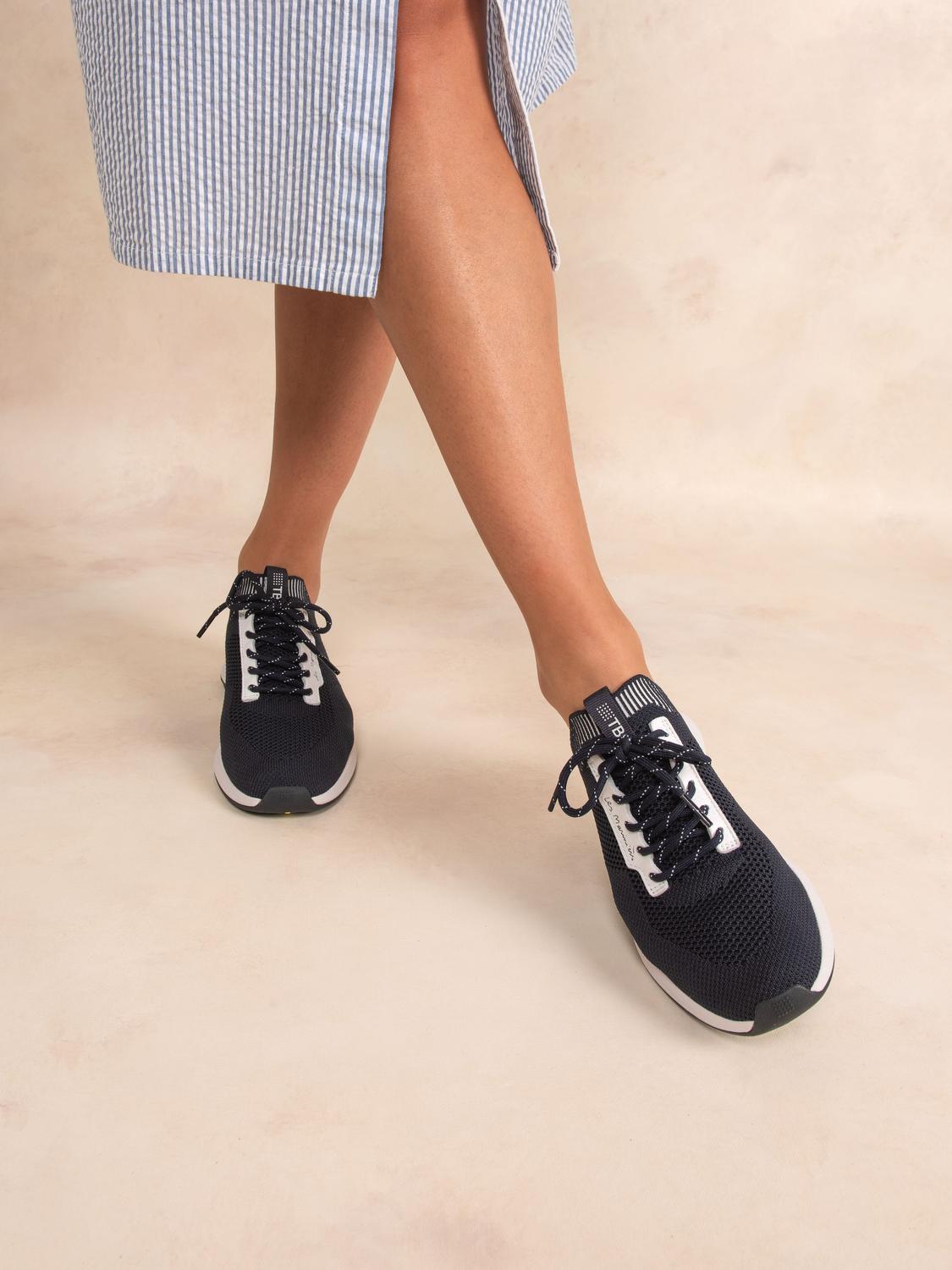 Running femme raye baltic fonce JELLINA