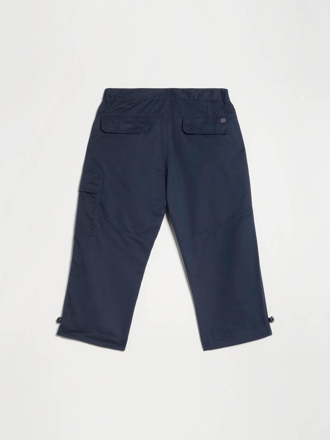 Pantacourt Homme Ceinture Semi-élastiquée Marine FUPPACOU