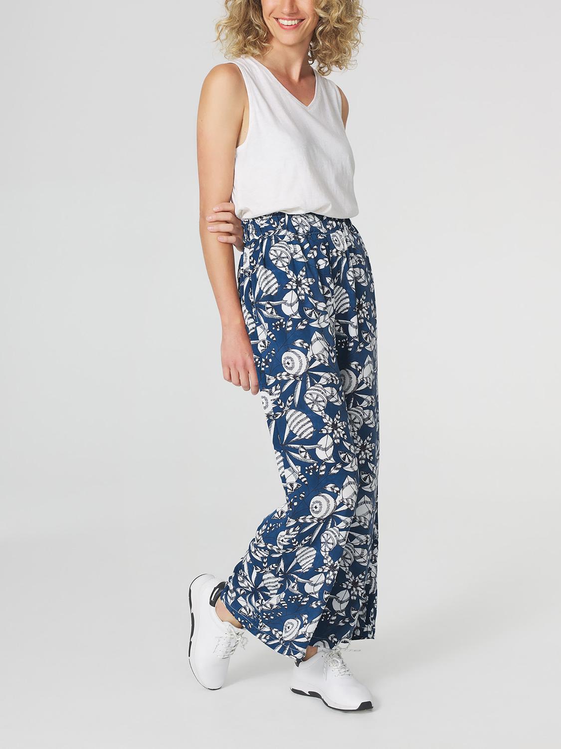 Pantalon Femme Imprimés Exclusifs TBS Marine JANIEPAN