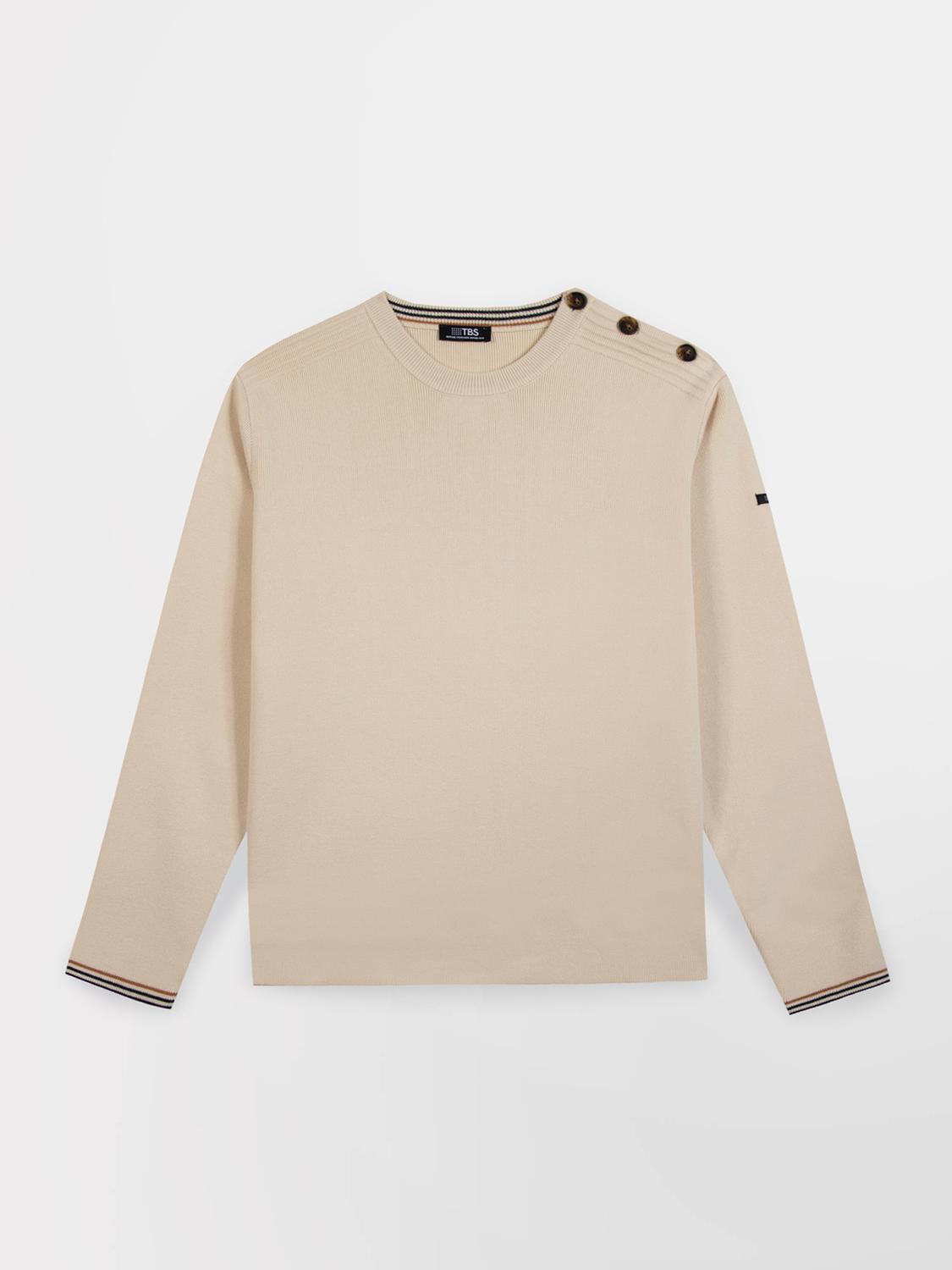 Pull homme ecru LORANRON