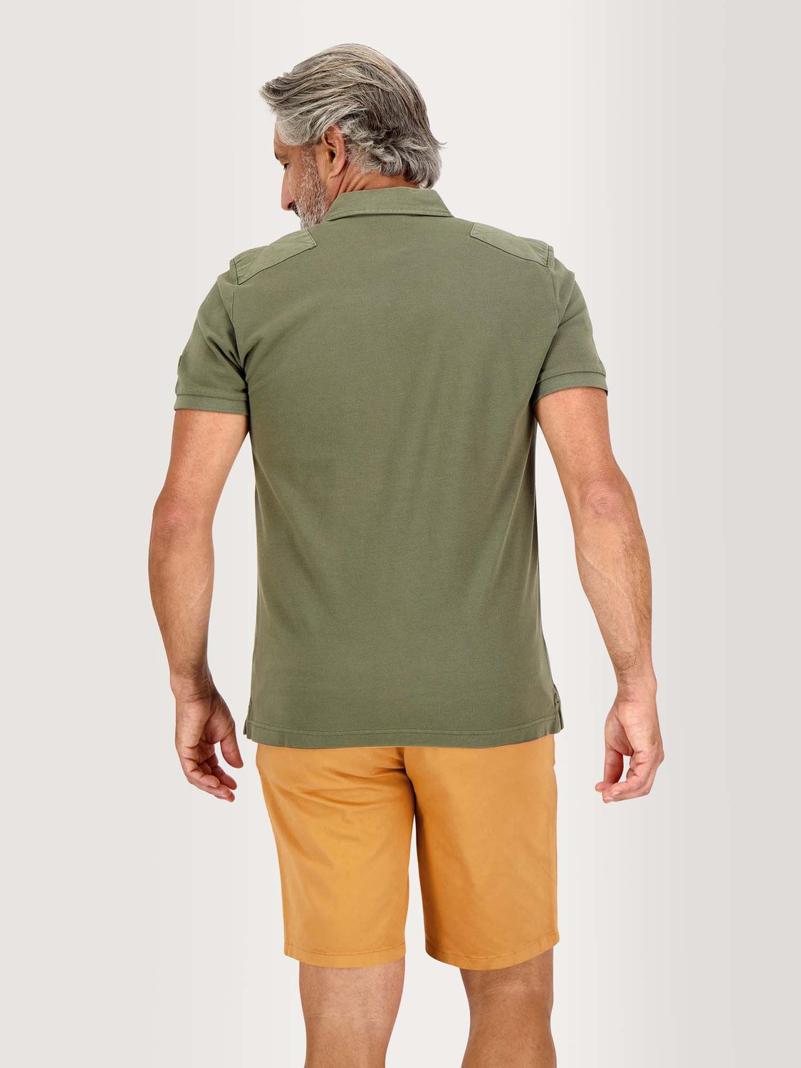 Polo Homme Manches Courtes Beige