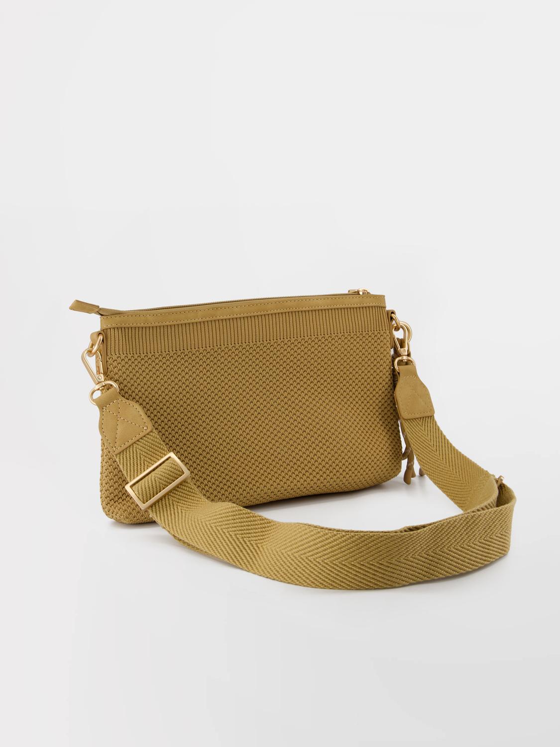 Sac Bandoulière Femme Knit Recyclé Café JAZAPOCH