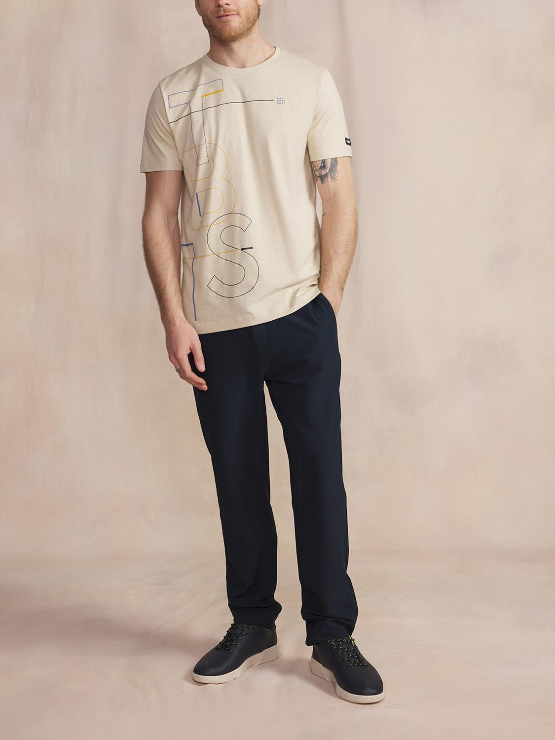 T-Shirt Manches courtes Chaux Manches Courtes Beige JAMAITEE