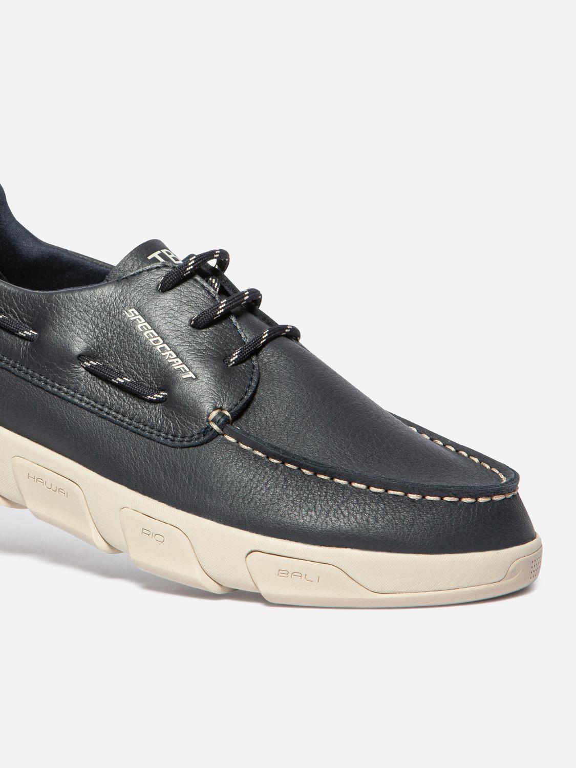 Chaussures bateau homme navy JAZZSEA