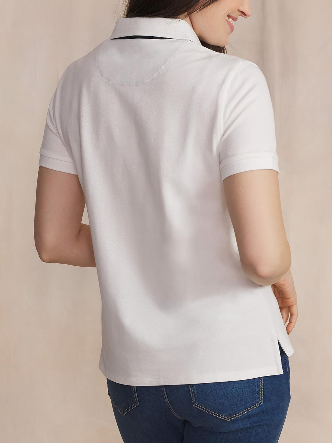 Polo Manches Courtes Blanc LEYLAPOL