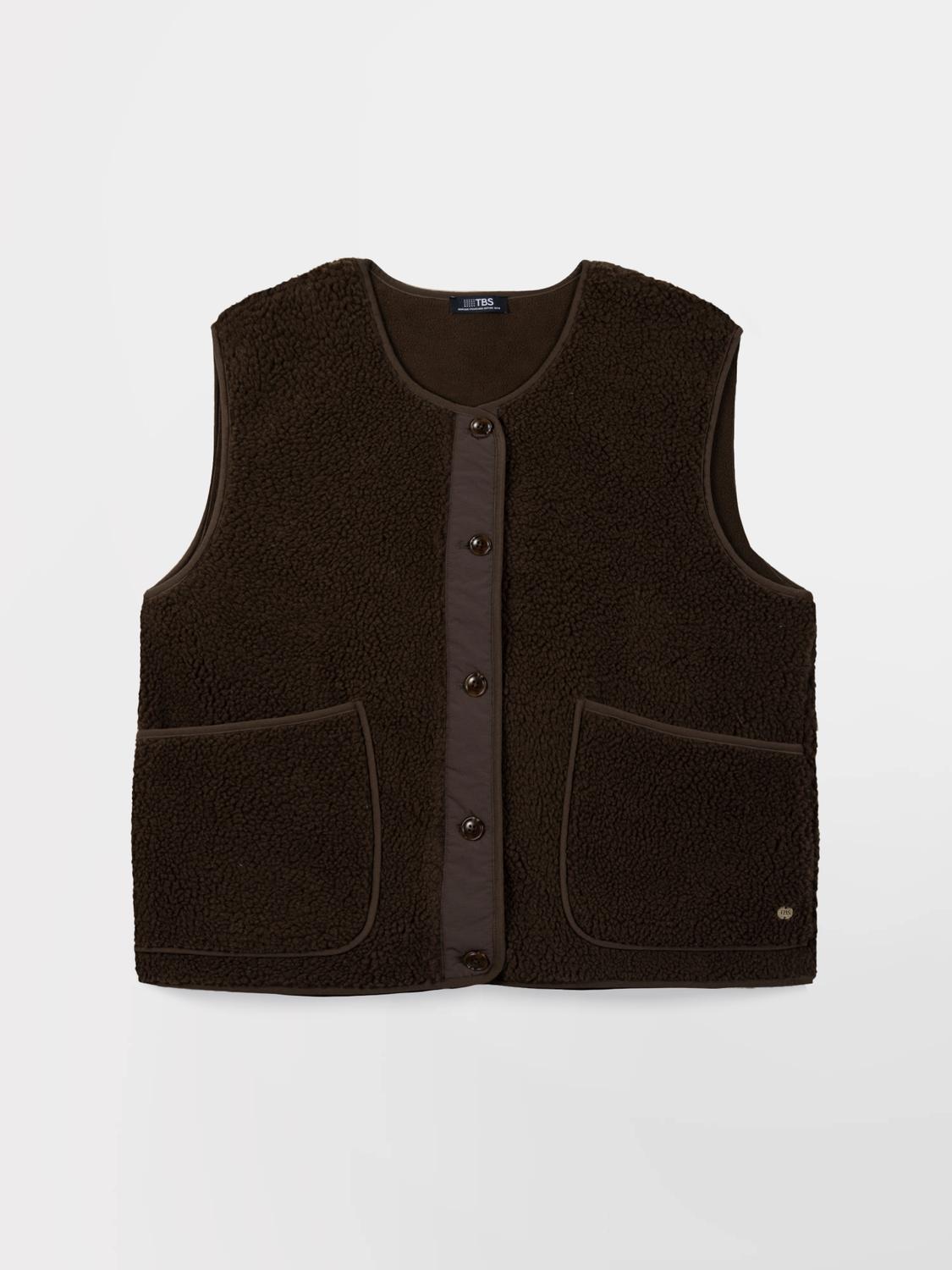 Sweat Zippé Femme Brun VANIASAN