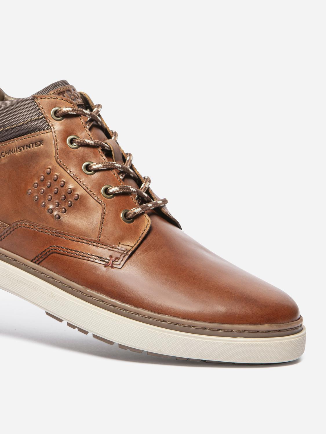 Bottines Homme Cuir Cognac BERNNIE