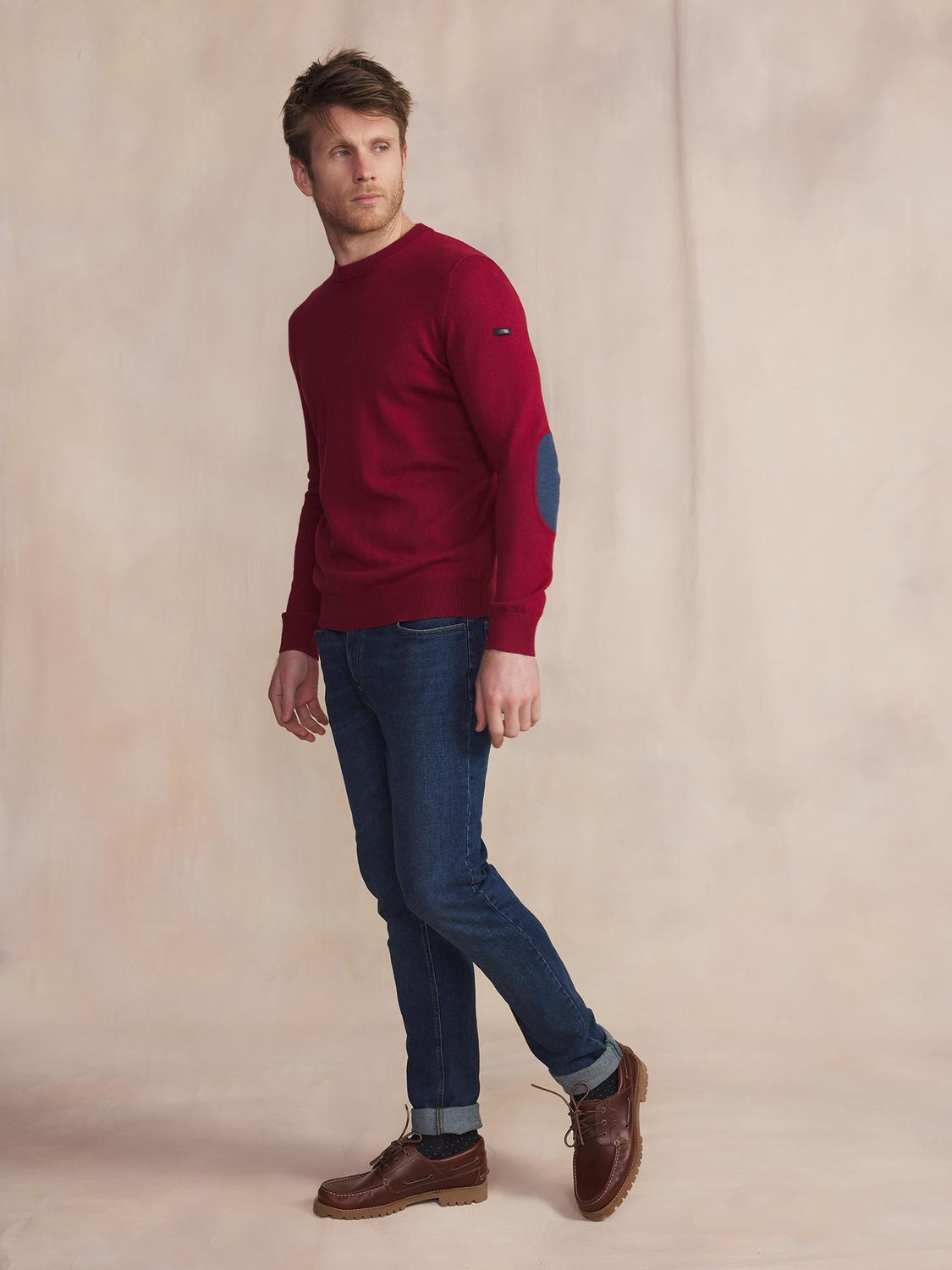 Pull Homme Col Camionneur Bleu MALIKCAM Pull Homme Col Camionneur Bleu MALIKCAM