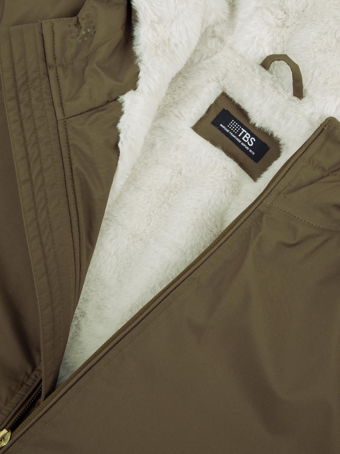 Manteau Long Femme Imperméable A Capuche Marron SUSANLON