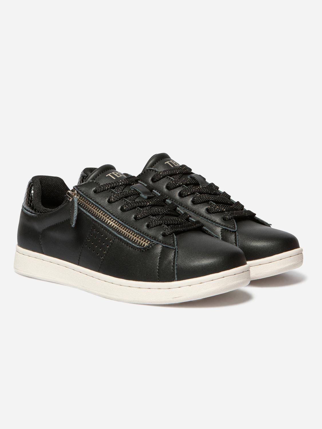 Baskets Femme Zippées Noir LORAZIP Baskets Femme Zippées Noir LORAZIP