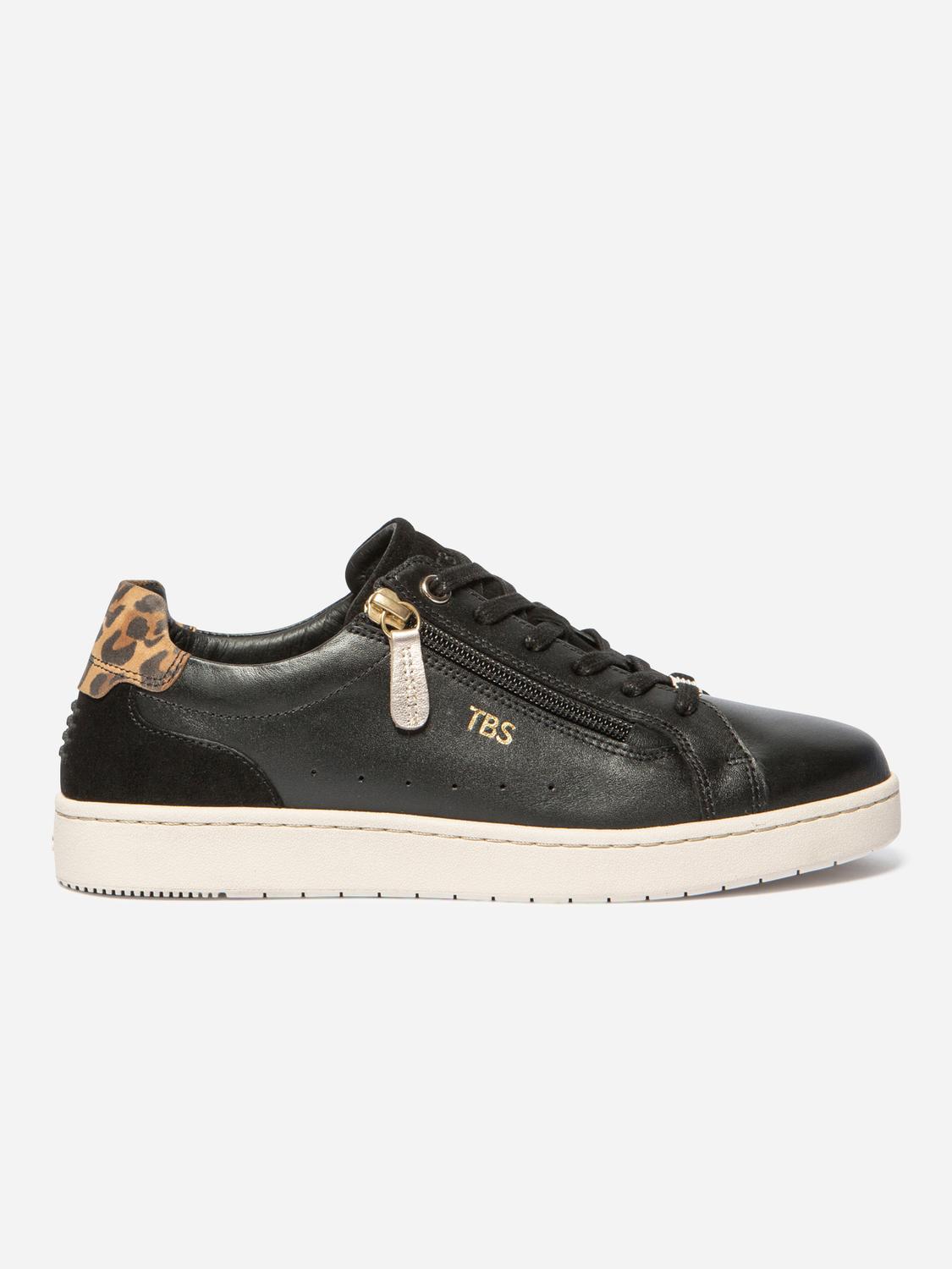 Tennis Noir Leopard VINISIA Tennis Noir Leopard VINISIA