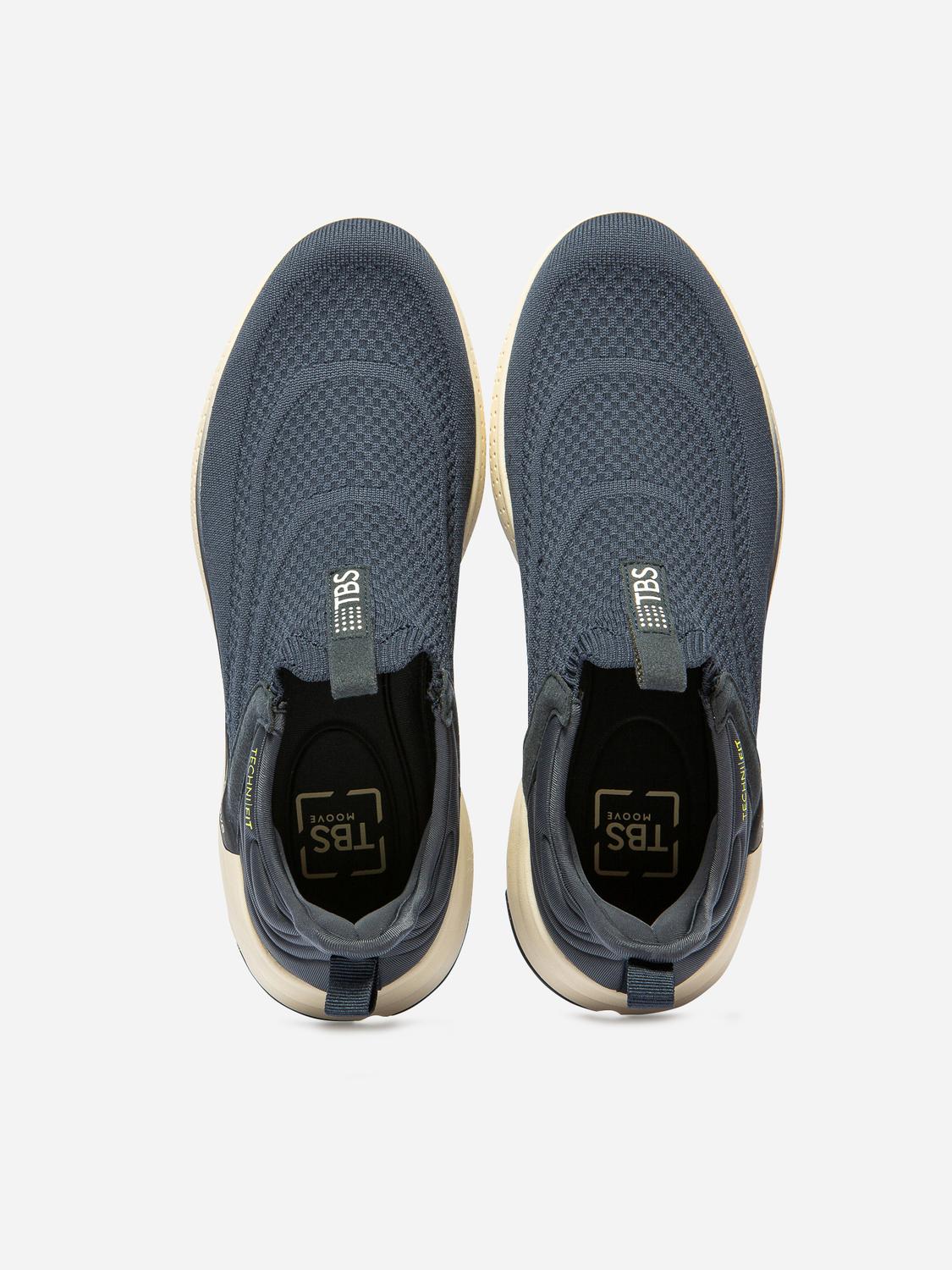 Baskets Homme Confort et Légère Textile Recyclé Marine EASYFIX Baskets Homme Confort et Légère Textile Recyclé Marine EASYFIX