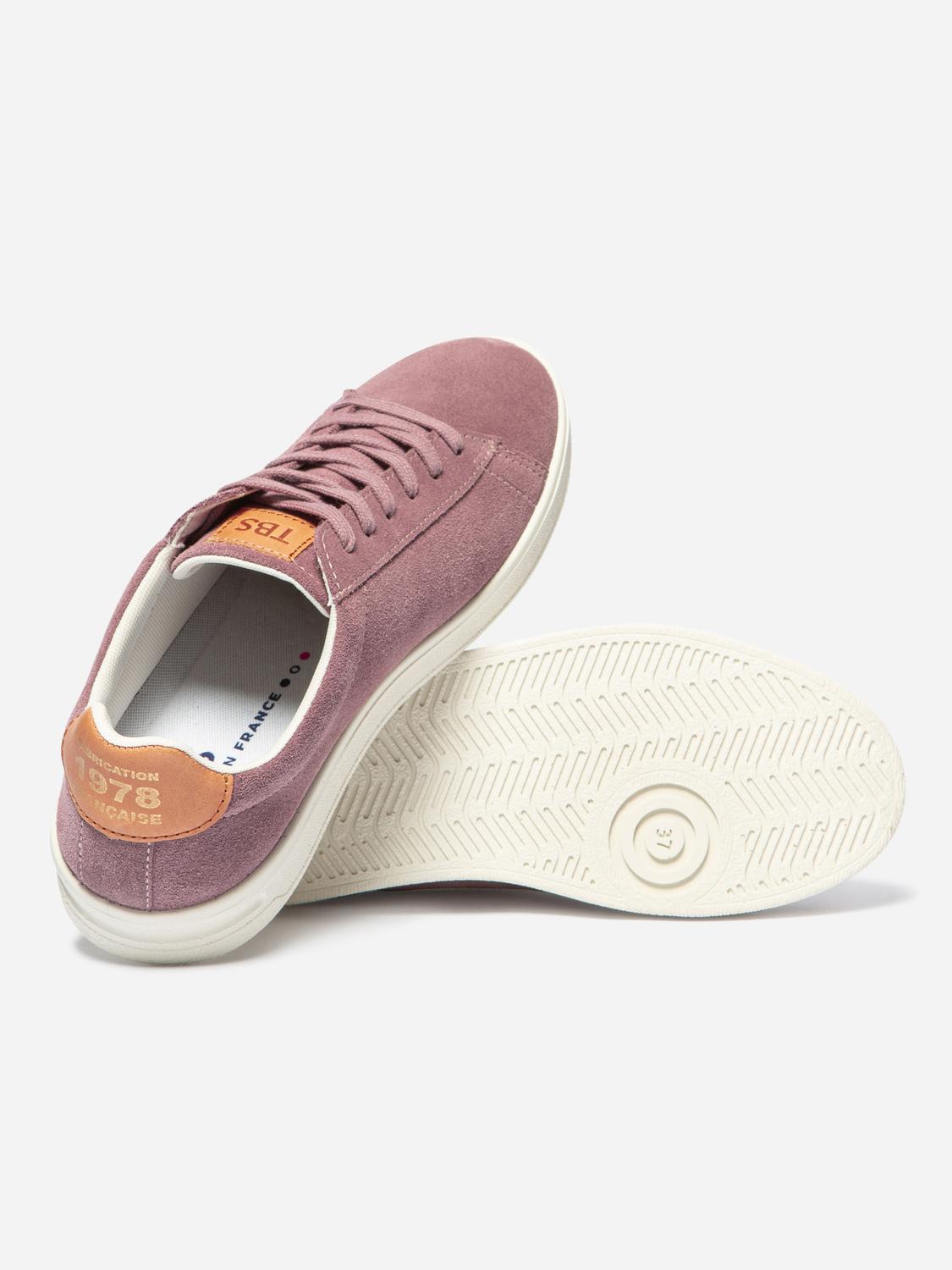 Baskets Femme Fabrication Française Cuir Marron FELICIE Baskets Femme Fabrication Française Cuir Marron FELICIE