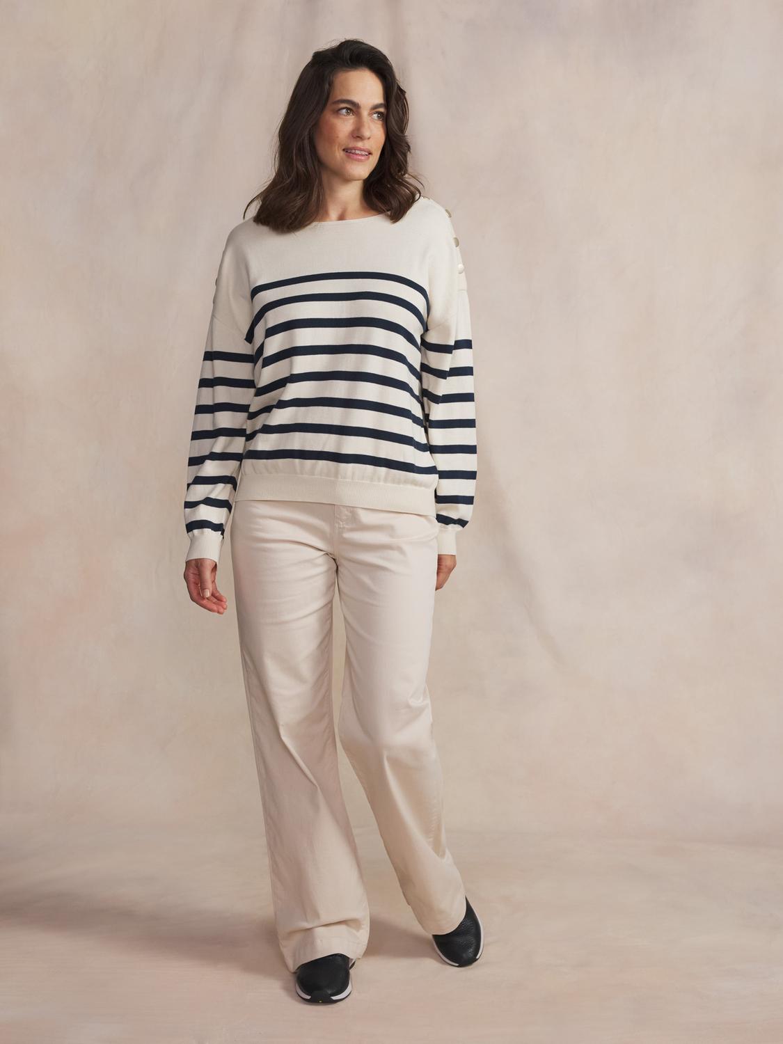 Pull femme ecru SELENPUL