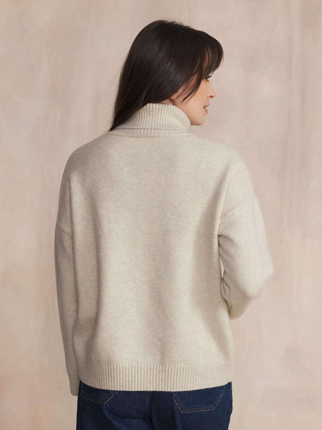 Pull Craie Manches Longues Blanc BURLICOL Pull Craie Manches Longues Blanc BURLICOL