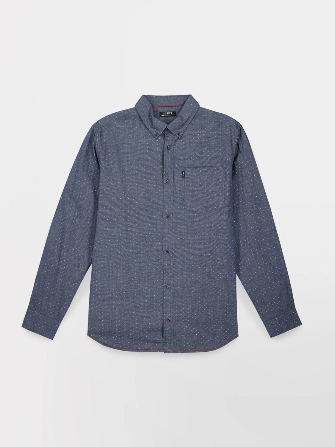 Chemise Indigo Manches Longues Bleu ORLANCHE Chemise Indigo Manches Longues Bleu ORLANCHE
